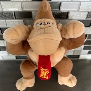 Super Mario DONKEY KONG Plush Stuffed Doll Toy Official Nintendo Licensed / NEW